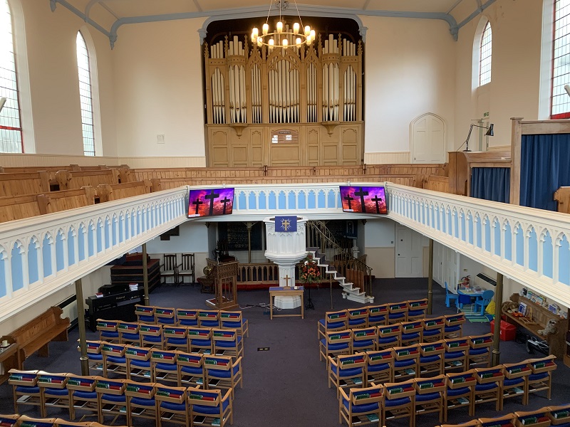 Newbury Methodist church AV upgrade